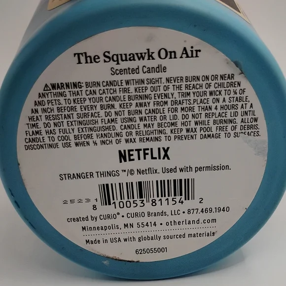 Otherland Stranger Things "The Squawk On Air" 8 oz Scented Jar Candle BN - Picture 2 of 2